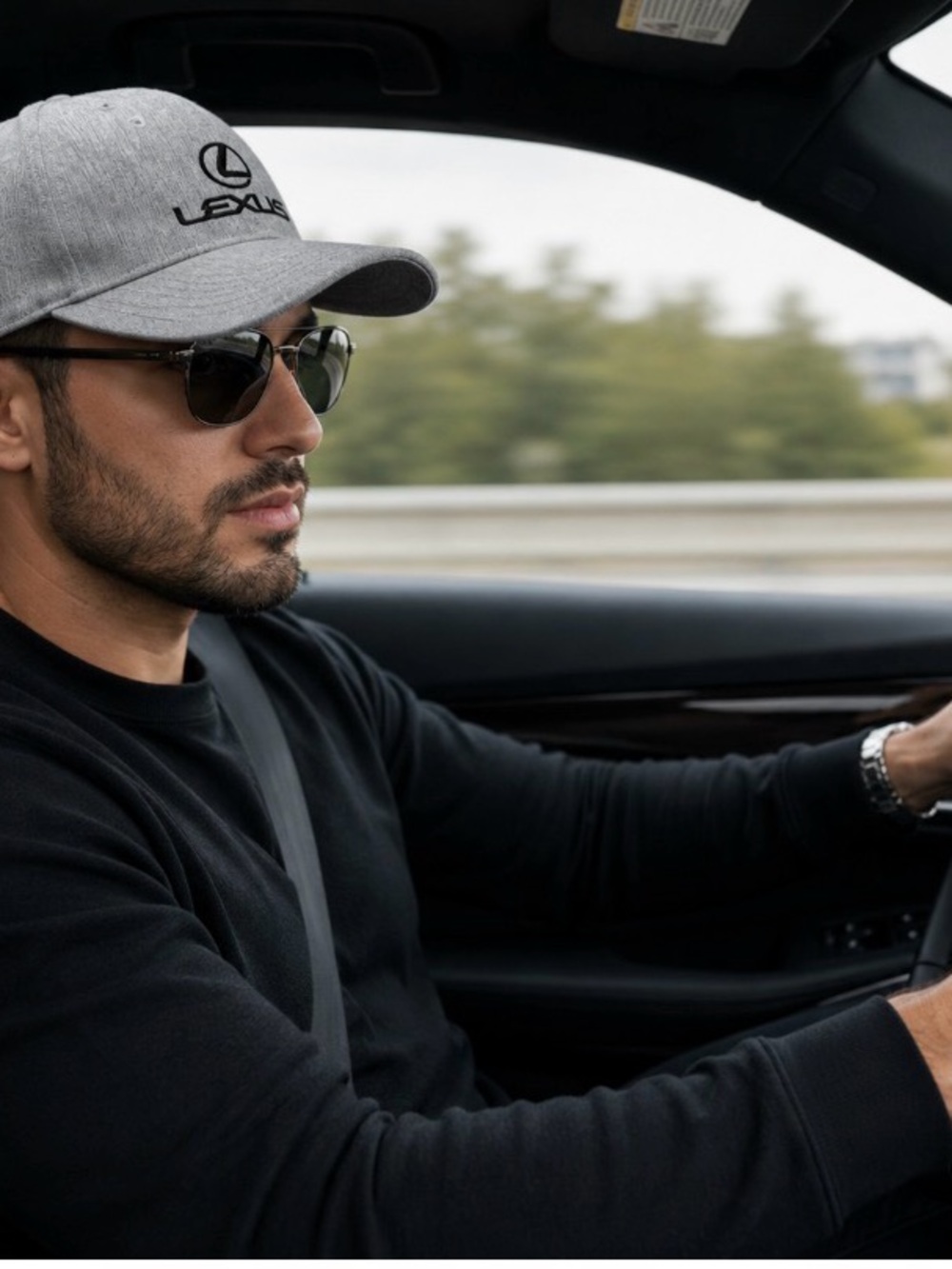 Lexus Men's Grey Logo Baseball Cap